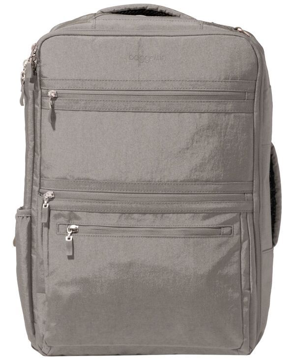 バッガリーニ レディース バッグ バックパック・リュックサック Baggallini Modern Convertible Small Backpack Messenger Sterling Shim