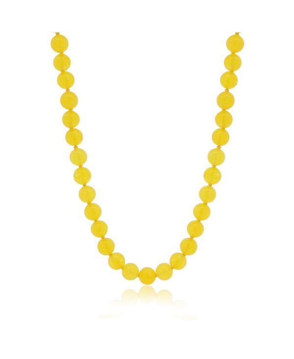 ザ・ラブリー レディース アクセサリー ネックレス・チョーカー・ペンダントトップ レース The Lovery Onyx Knotted Bead Necklace Yellow onyx イエロー