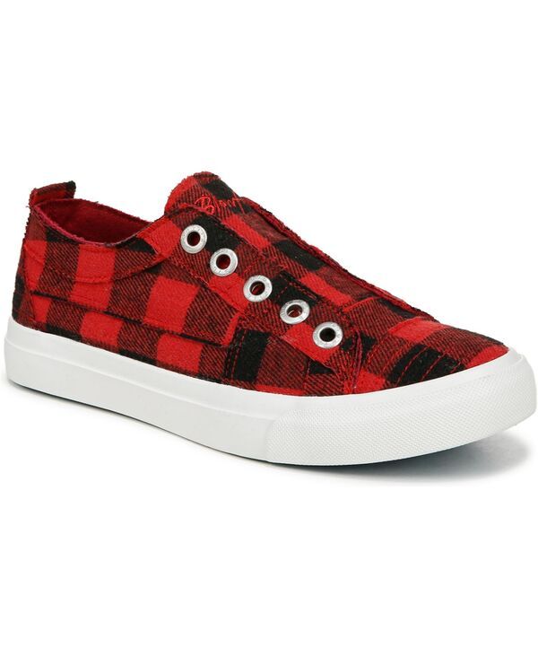 ブローフィッシュマリブ レディース シューズ スニーカー プラットフォーム Blowfish Malibu Womens Play Slip On Platform Sneakers Red Plai