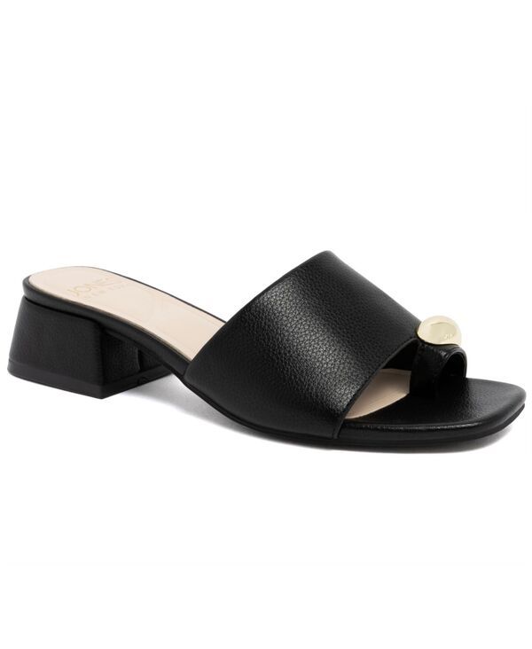 ジョーンズニューヨーク レディース シューズ サンダル ヒール Jones New York Womens Unaton Toe Loop Block Heel Dressandals Black ブ