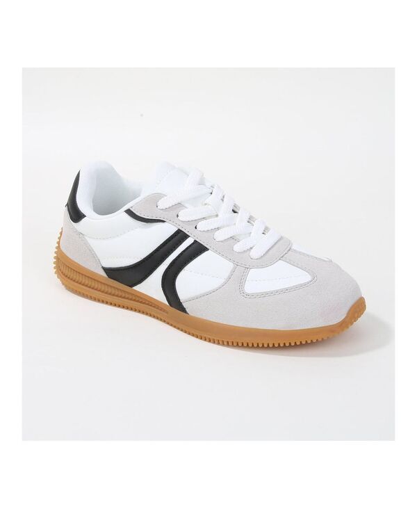 バーネス レディース シューズ スニーカー BERNESS Lorna Stripe Retro Sneakers White ホワイト
