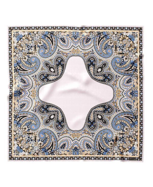 エリザベッタ メンズ アクセサリー ネクタイ シルク Elizabetta Mens Perugia Silk Pocket Square for Men Blue and brown ブルー 21,286円