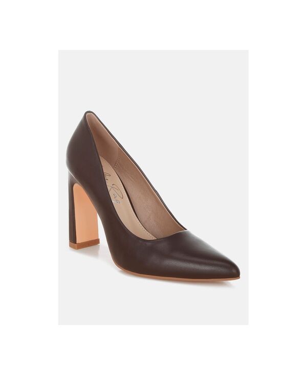 ロンドンラグ レディース シューズ サンダル レザー フェイクレザー London Rag Womenshacarri Faux Leather Pumps Brown Faux Leather ブラ