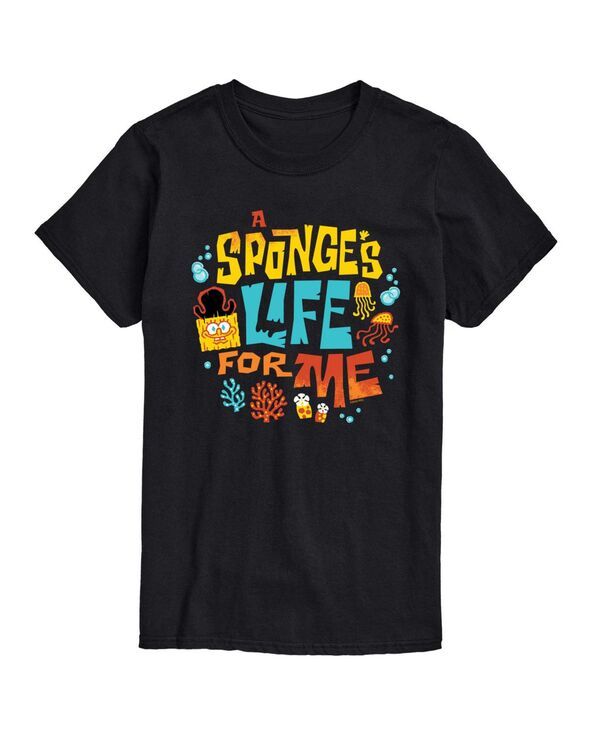エアウェーブス メンズ トップス Tシャツ 半袖 グラフィック AIRWAVES Mensponges Life For Me ShortSleeve Graphic TShirt Black ブラッ 7,546円
