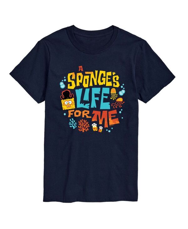 エアウェーブス メンズ トップス Tシャツ 半袖 グラフィック AIRWAVES Mensponges Life For Me ShortSleeve Graphic TShirt Navy ネイビー