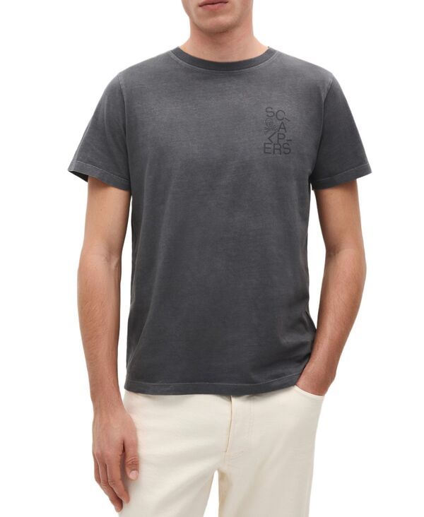 スカルパーズ メンズ トップス Tシャツ Scalpers Menskull Sound Tee Anthracite
