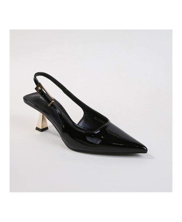 バーネス レディース シューズ パンプス ヒール BERNESS Cassandra Slingbackitten Heels Black ブラック