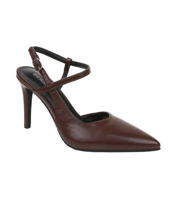 バーネス レディース シューズ パンプス アンクル ヒール BERNESS Womens Charise Wrap Around Ankle Strap Heels Brown ブラウン