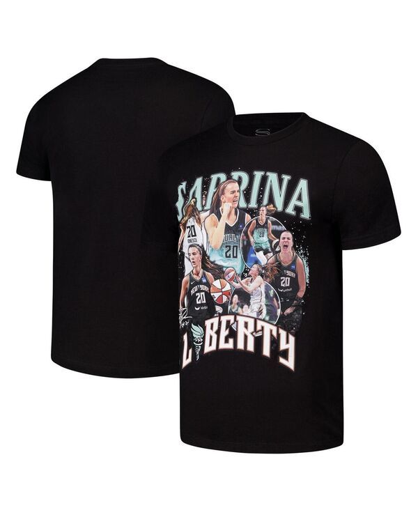 スタジアムエッセンシャルズ メンズ トップス Tシャツ Stadium Essentials Mens and Womensabrina Ionescu Black New York Liberty
