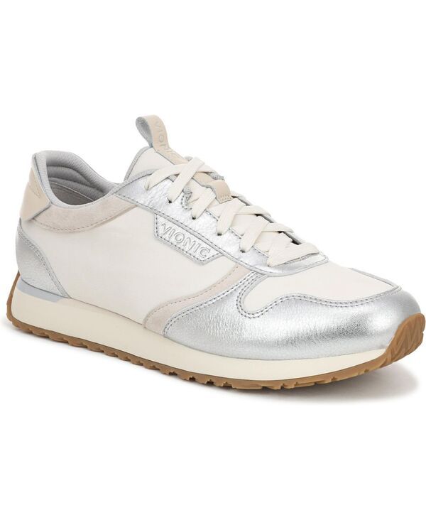 バイオニック レディース シューズ スニーカー Vionic Womens Monarch Sneaker silver ivory アイボリー