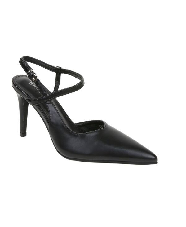 バーネス レディース シューズ パンプス アンクル ヒール BERNESS Womens Charise Wrap Around Ankle Strap Heels Black ブラック