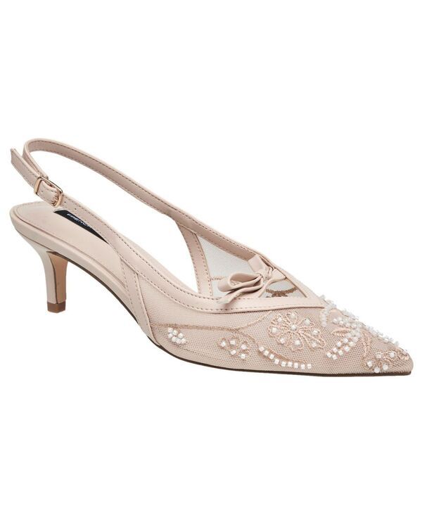 フレンチコネクション レディース シューズ パンプス 刺繍 ヒール French Connection Womens Quinny Embroide red Bead Heel Nude
