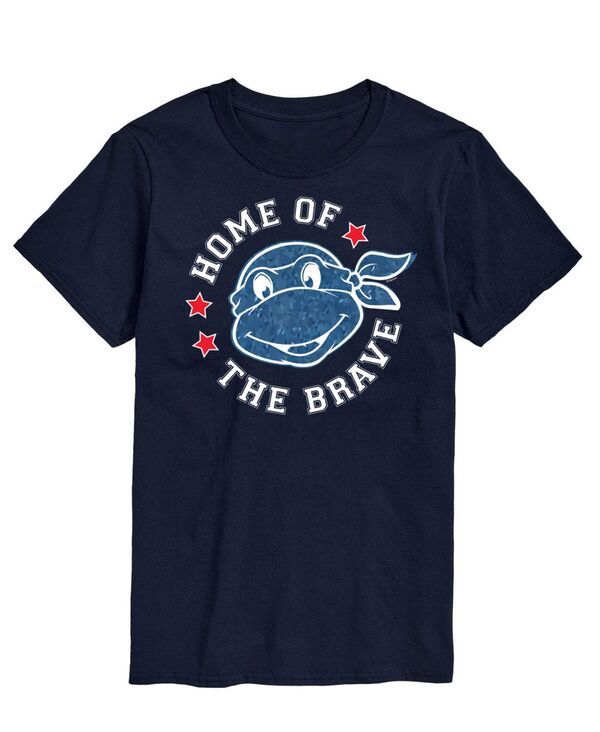エアウェーブス メンズ トップス Tシャツ AIRWAVES Mens Teenage Mutant Ninja Turtles Americana Home of Brave Short Sleev