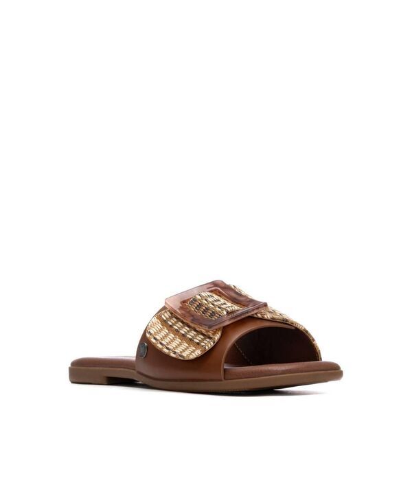 キシタイ レディース シューズ サンダル XTI Womens Refresh Collection Flat Sandals Camel キャメル