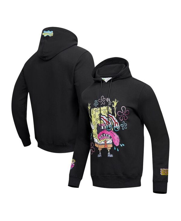 フリーズマックス メンズ アウター パーカー・スウェット パンツ Freeze Max Mens Black SpongeBob SquarePants Messy and Gross Bob Pul