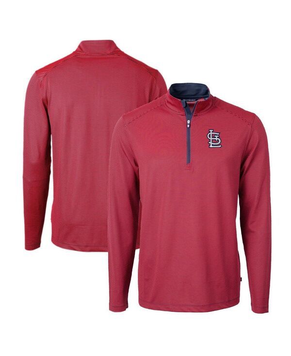 カッターアンドバック メンズ アウター パーカー・スウェットール Cutter Buck Mens RedNavy St Louis Cardinals Virtueco Pique Micro St