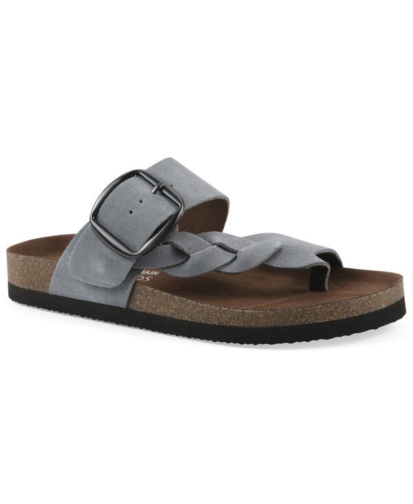 ホワイトマウンテン レディース シューズ サンダル White Mountain Womens Harleta Footbed Sandals Blue Raspberry ブルー