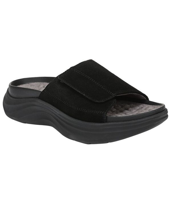 ドクター・ショール レディース シューズ サンダル Dr Scholls Womens Feel Calm Recovery Round Toe Sandals Black Suede ブラック