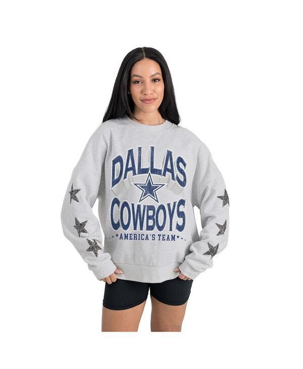 ゲームデイ・クチュール レディース アウター パーカー・スウェット シャツ Gameday Couture Womens Ash Dallas Cowboys Resilience Relaxed R