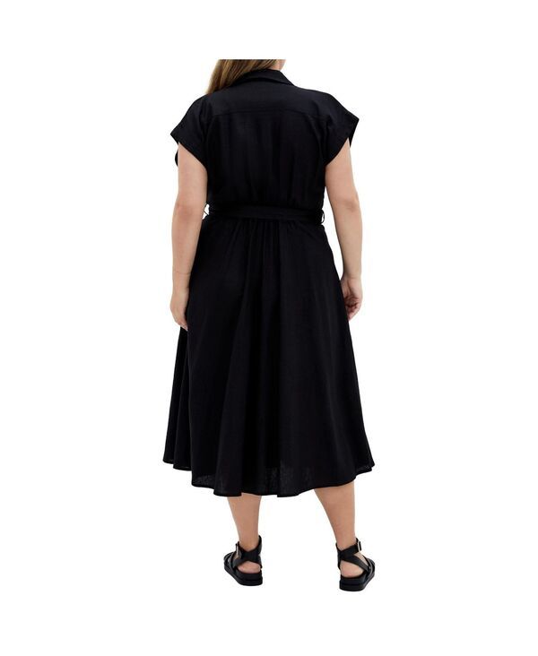 シティーシック レディース トップス ワンピース プラスサイズ CITY CHIC Plusize Liliana Dress Black ブラック - サムネイル