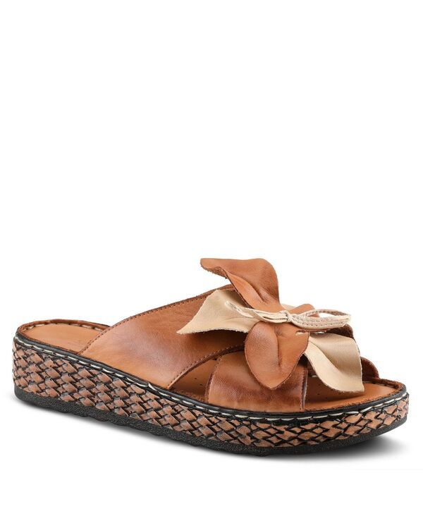 スプリングステップ レディース シューズ サンダル プラットフォーム レザー Spring Step Hilary Womens Platform Slide with Leather Upper C
