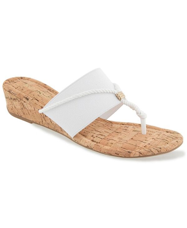 ケンジー レディース シューズ サンダル Kensie Womens Deborah Wedge Sandal White ホワイト