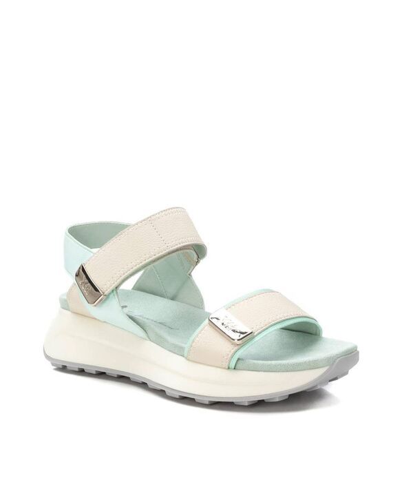 キシタイ レディース シューズ サンダル XTI Womens Casual Comfort Lowedge Sandals Aqua アクア