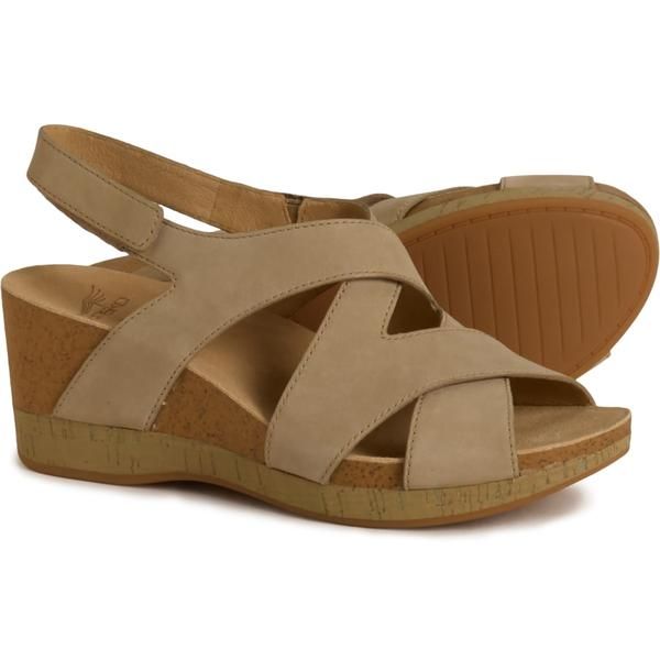 ダンスコ レディース シューズ サンダル Dansko Shyla Wedge Sandals Nubuck For Women Sand サンド