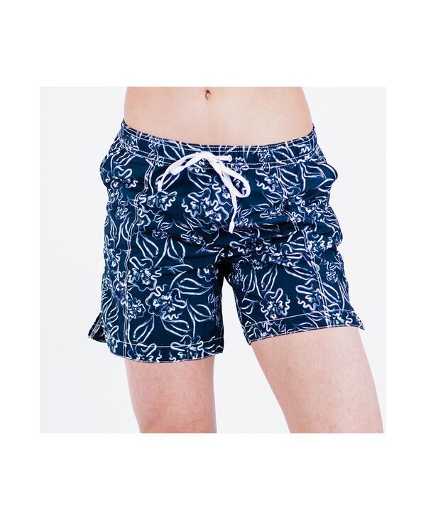 カリプサ レディース 水着 ボトムスのみ ショートパンツ Calypsa Womens Chlorine Resistant 7 Board Shorts Navy blooms ネイビー
