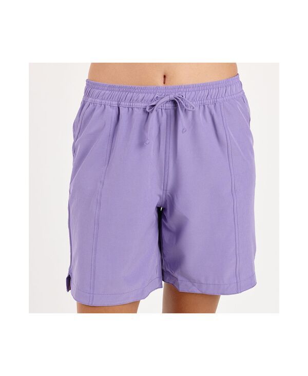 カリプサ レディース 水着 ボトムスのみ ショートパンツ Calypsa Womens Chlorine Resistant 7 Board Shorts Lavender ラベンダー