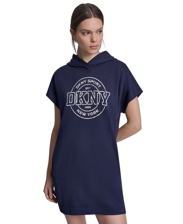 ダナ キャラン ニューヨーク レディース シューズ スニーカー ロゴ DKNY Sport Womens Collegiate Medallion Logo Hooded Sneaker Dress