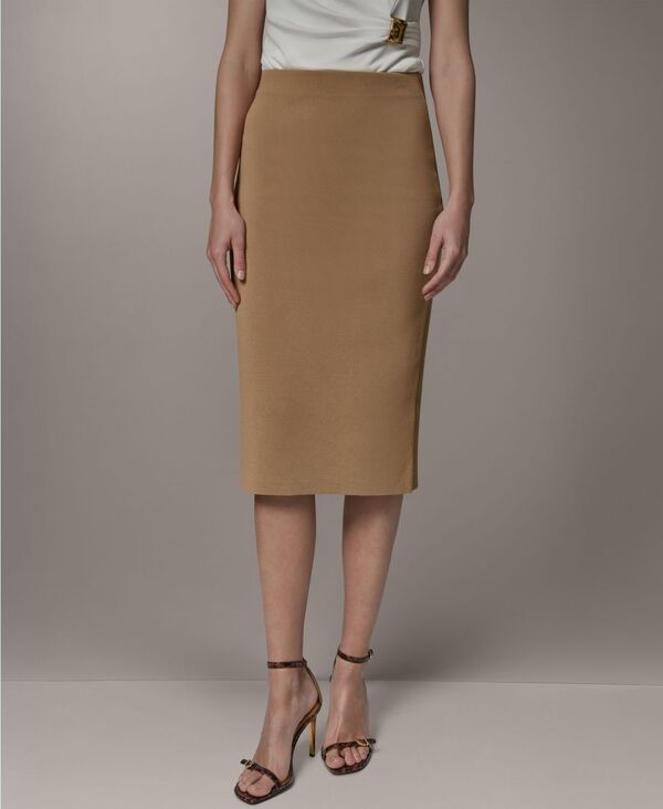 ダナ キャラン ニューヨーク レディース アウター ニット・セーター スカート Donna Karanew York Womens PullOn Sweater Skirt Fawn
