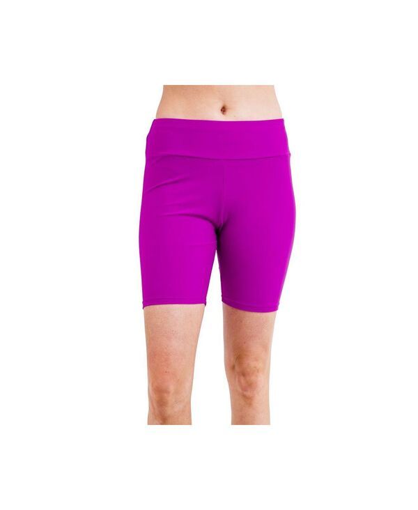 カリプサ レディース 水着 ボトムスのみ プラスサイズ ショートパンツ Calypsa Plusize Chlorine Resistant High Waisted MidThigh Swim Sh