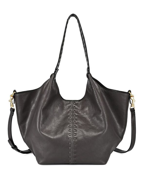 オールドトレンド レディース バッグ レザー OLD TREND Magnolia Smalleather Tote Handbag Stone Grey グレー