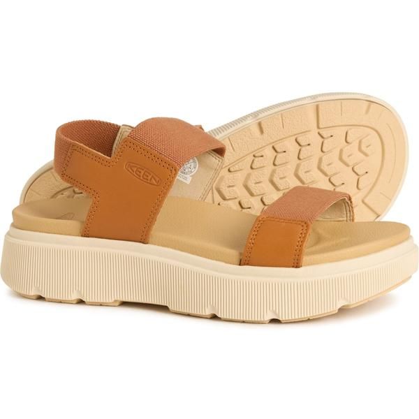キーン レディース シューズ サンダル レザー Keen Elle Mile Backstrap Sandals Leather For Women Keen Maple