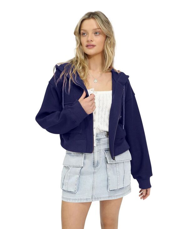 ベルアンドブルーム レディース アウター ジャケット・ブルゾン Belle Bloom Womens Fireside Hooded Utility Jacket Dark blue ブルー