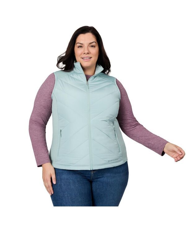 フリー カントリー レディース アウター ジャケット・ブルゾン プラスサイズ キルティング ベスト Free Country Plusize Quilted Hybrid Vest Green tea 18,485円