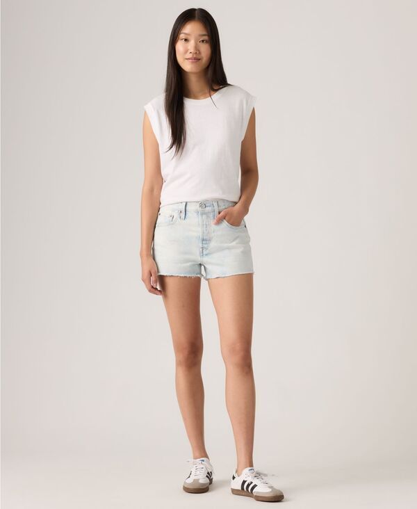 リーバイス レディース ボトムス ハーフパンツ・ショーツ ショートパンツ Levis 501 Original Fit High Rise Womenshorts Glacial Pace 501 S