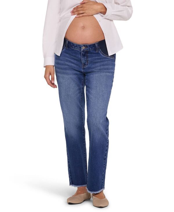 マザーフッドマタニティー レディース ボトムス デニムパンツ ストレート ジーンズ Motherhood Maternity Under the Belly Slim Straight Leg Jea