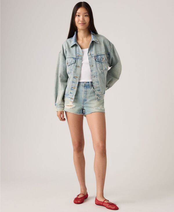リーバイス レディース ボトムス ハーフパンツ・ショーツ ショートパンツ Levis 501 Original Fit High Rise Womenshorts Extended Vacation
