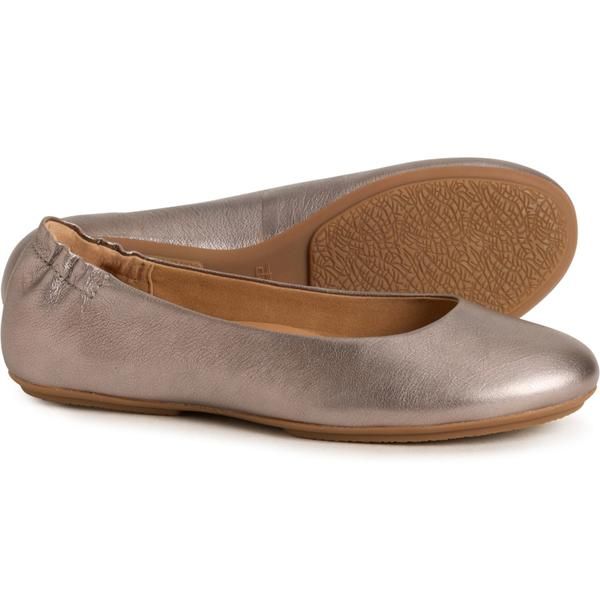ダンスコ レディース シューズ スリッポン・ローファー レザー Dansko Mollie Ballet Flats Leather For Women Pewter ピューター