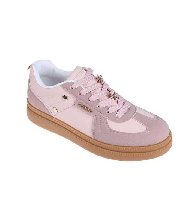 ベベ レディース シューズ スニーカー Womensneaker with bebe Hardware and Novelty Charms Blush ブラッシュ