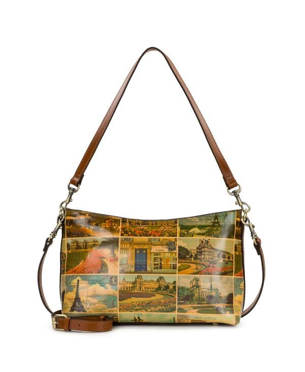パトリシアナシュ レディース バッグ レザー Patricia Nash Betta Medium Leather Crossbody Shoulder Bag Postcards From Pari