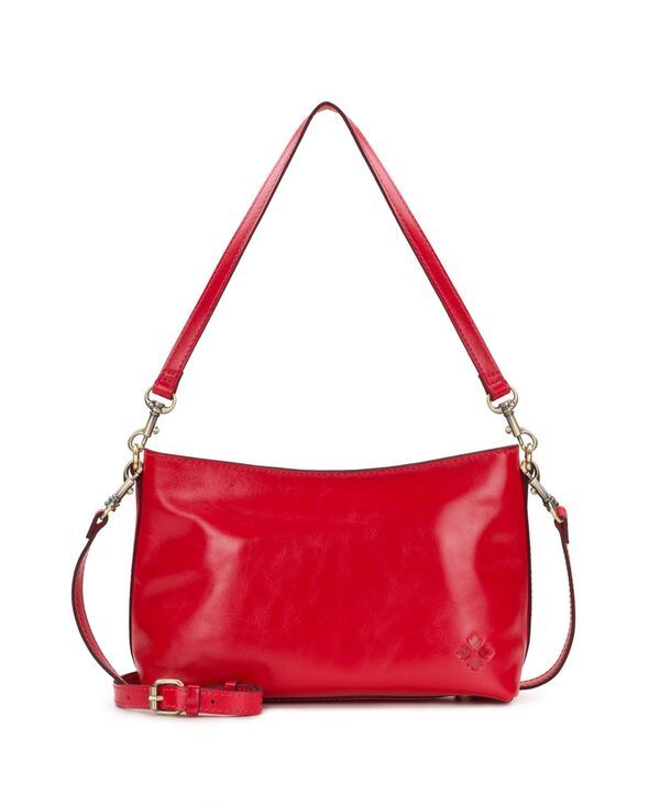 パトリシアナシュ レディース バッグ レザー Patricia Nash Betta Medium Leather Crossbody Shoulder Bag Strawberry