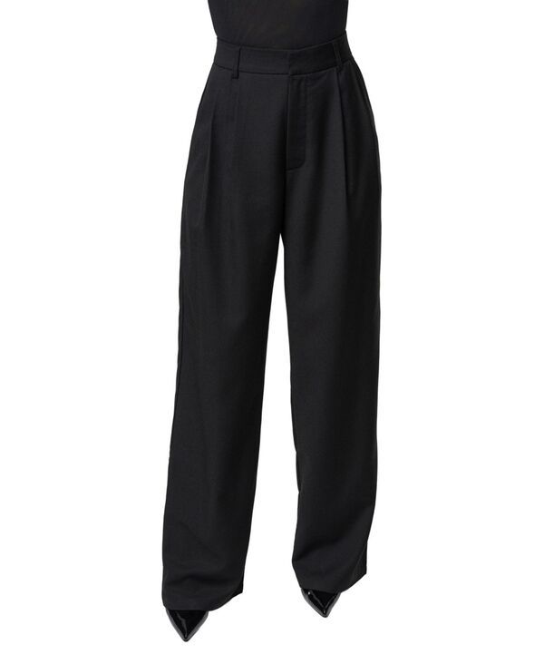 ジェイラックスレーベル レディース ボトムス カジュアルパンツ JLUXLABEL Womens Refined Moments Trouser Black ブラック