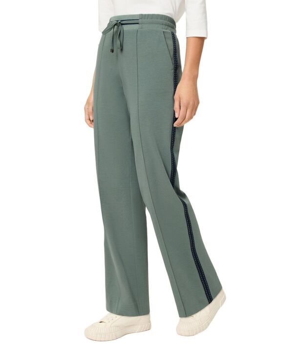 オルセン レディース ボトムス カジュアルパンツ Olsen Womens Anna Fit Pant with Side Stripe Dark sage セージ