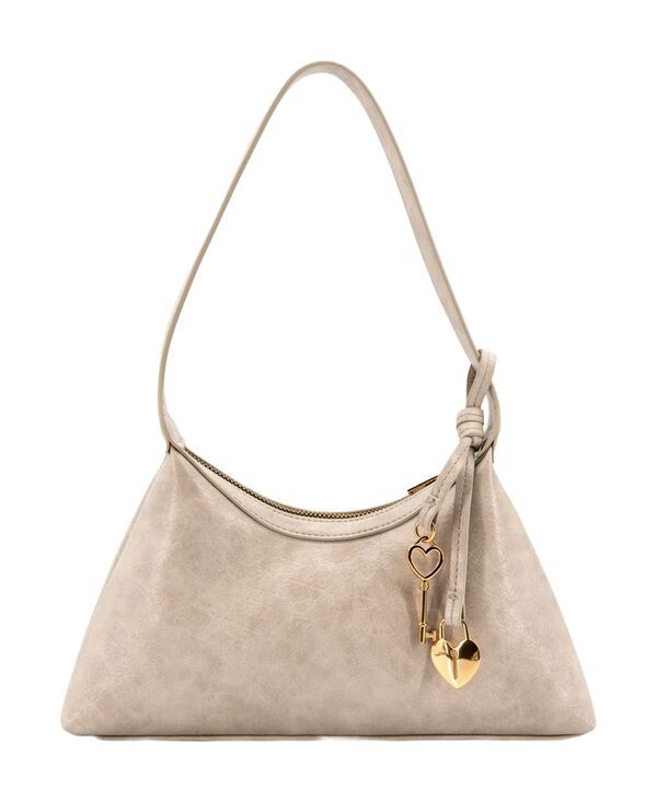 ライクドリームス レディース バッグ LIKE DREAMS Kaitlyn Heart Locket Small Shoulder Handbag Cement
