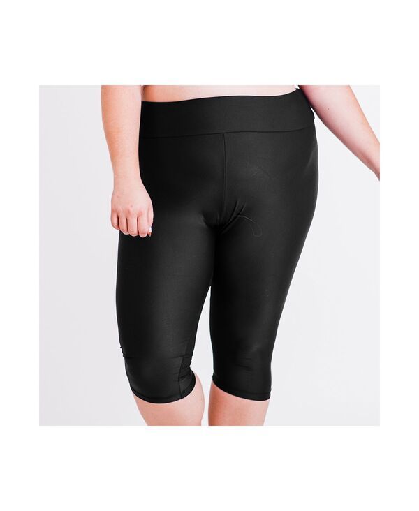 カリプサ レディース 水着 ボトムスのみ プラスサイズ キャップ レギンス Calypsa Plusize High Waisted Chlorine Resistant Capri Swim Leg