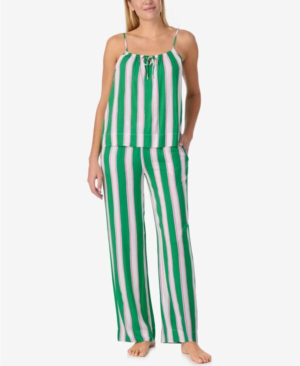 サンクチュアリー レディース ボトムス カジュアルパンツ Sanctuary Womens Cami Top Long Pants 2Piece Set Garden Stripe ストライプ