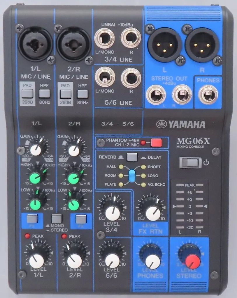 【中古】デジタル楽器 ヤマハ ミキシングコンソール MG06X 11,692円